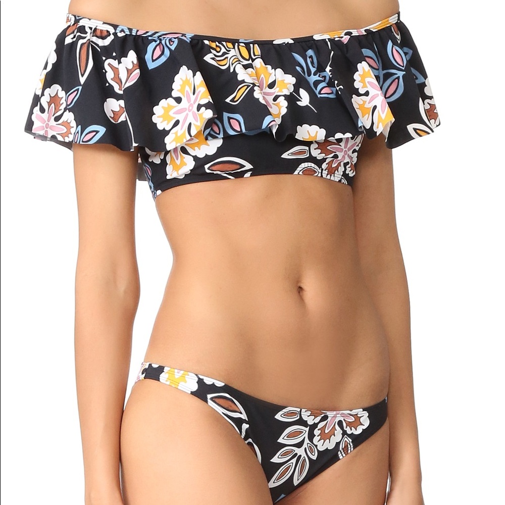 EUC Tory Burch Hopewell Ruffle Bikini - Size Med